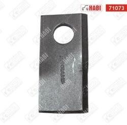 Besorolás alatt Pöttinger késpenge bal 100x49x4 mm d=21 mm