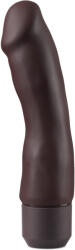 Blush Novelties Dr. Skin Silicone Dr. Steve 7 Inch Vibrating Dildo Brown Vibrator