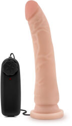 Blush Novelties Dr. Skin 8.5 Inch Vibrating Realistic Cock With Suction Cup Vanilla Vibrator