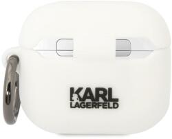 Karl Lagerfeld Apple AirPods 3 Karl and Choupette tok (Fehér - KLACA3SILKCW)