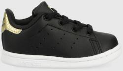 adidas Originals sneakers pentru copii Stan Smith El I culoarea negru 9BYY-OBK0FL_99X