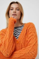 United Colors of Benetton cardigan din amestec de lana femei, culoarea portocaliu, light 9BYY-SWD1T6_23X
