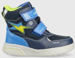 Geox cizme de iarna pentru copii Sveggen culoarea albastru marin 9BYY-OBB0GF_59X