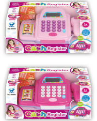 Magic Toys Rózsaszín elektronikus pénztárgép kiegészítőkkel kétféle változatban MKF411465