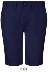 SOL'S Férfi pamut rövidnadrág Jasper - Sötétkék | 42 (SOLS-01659-1000113848)