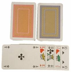 Offset Nyomda Póker kártya 2x20 lap egy pakliban (10-estől ászig) piros és kék hátlappal (KAR50496)