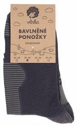 Vlnka Pamut sportzokni - szürke zokniméret 47-50