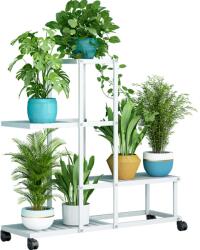 Mobikon Raft multifunctional metal alb Mavero 63x22.5x61.5 cm (0000315116)