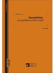 Pátria Nyomtatvány Kazán fűtési energiafelhasználási napló A/4 álló (a.t.106)