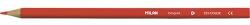 MILAN Színes ceruza Milan háromszögletű vékony piros (p3033-3129)