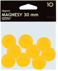 GRAND Táblamágnes GRAND 30 mm sárga 10 darabos (130-1698) - papir-bolt