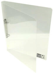 KARTON P+P Gyűrűskönyv A/4 20 mm 2 gyűrű átlátszó fehér (2-161) - papir-bolt