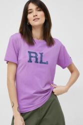 Ralph Lauren pamut póló lila - lila S