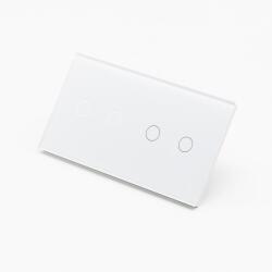 Tosyco Întrerupător simplu cu touch (tactil) din sticlă [CLONE] [CLONE] (TOS-C2G2G-W)