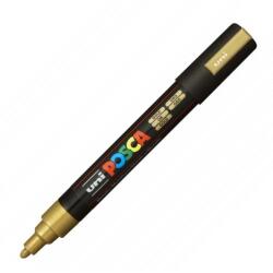 uni Marker pentru desen 2.5mm auriu, UNI Posca PC-5M