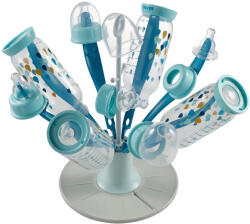 BÉABA Uscator pliabil biberoane Floare Bleu - Beaba (B911618) Sterilizator electronic