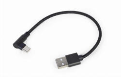 Gembird Cablu Date CC-USB2-AMCML-0.2M USB USB 2.0 USB A USB C Negru (CC-USB2-AMCML-0.2M)