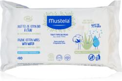 Mustela BIO Organic Cotton Wipes șervețele umede pentru copii 60 buc