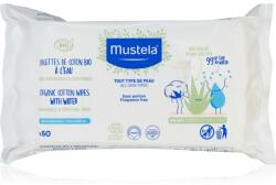  Mustela BIO Organic Cotton Wipes nedves törlőkendők gyermekeknek 60 db
