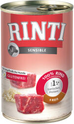 RINTI RINTI Sensible gazdaságos csomag 24 x 400 g - Mix 2: bárány + marha & rizs
