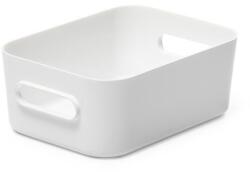 SMARTSTORE Műanyag tárolódoboz, 1, 5 liter, SMARTSTORE "Compact S", fehér (CSDSMART05) - iroda24