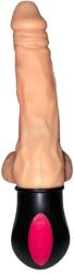Mokko Toys Vibrator Realist Bendable Adan 12 Moduri Vibratii, TPE, 24 cm, Natural, Mokko Toys Vibrator
