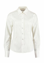 Kustom Kit Női hosszú ujjú blúz Kustom Kit Women's Tailored Fit Premium Oxford Shirt 3XL, Fehér
