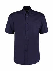 Kustom Kit Férfi rövid ujjú Ing Kustom Kit Classic Fit Premium Oxford Shirt SSL 2XL, Midnight Sötétkék (navy)