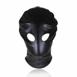 OhMama Fetish Mouth Cover Hood Black