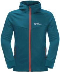 Jack Wolfskin Férfi funkcionális cipzáras pulcsi Jack Wolfskin HYDRO GRID HOODED FZ kék 1710002-4133 - M