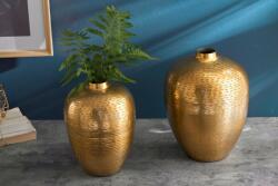 Invicta ORIENTAL 2 darabos arany alumínium váza