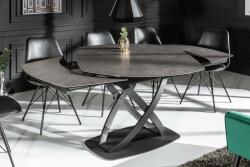 Invicta INCEPTION fekete kerámia étkezőasztal 190 cm