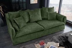 Invicta HEAVEN sötétzöld bársony kanapé