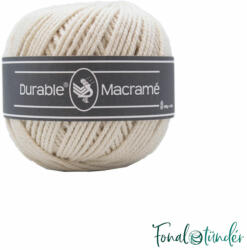 DURABLE Macrame 2172 Cream - krémfehér makramé zsinórfonal