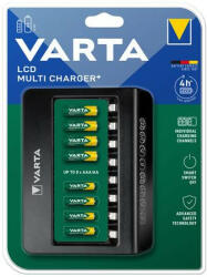 VARTA Elemtöltő, AA/AAA, 8 férőhely, akku nélkül, VARTA "Multi (VTLT20) - onlinepapirbolt