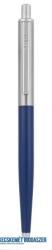 Zebra Golyóstoll, 0, 24 mm, nyomógombos, ezüst színű klip, kék tolltest, ZEBRA "901", kék (TZ83742) - kecskemetirodaszer
