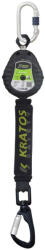 Kratos FA2050202 visszahúzható zuhanásgátló + karabíner - 2 méteres (KRA-FA2050202)