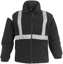Coverguard Bodyguard II fekete munkavédelmi télikabát 4 az 1-ben, fényvisszaverő csíkkal (5BODNM)