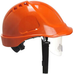Portwest PW55 Endurance védősisak védőszemüveggel narancs színben (PW55ORR)