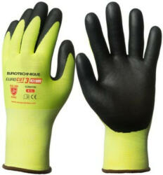 Coverguard Eurotechnique Eurocut 3 N318HV vágásbiztos munkavédelmi kesztyű tenyerén fekete mikrohabosított mártás (1CRNY11)