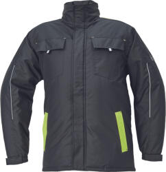 CERVA Max Vivo munkavédelmi télikabát fekete/sárga színben (0331003764005)