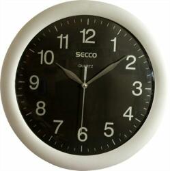 Secco Falióra, 30 cm, SECCO "Sweep Second", ezüst/fekete (dfa004) - irodaszer