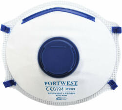 Portwest P203 FFP2 szelepes Dolomit légzésvédő maszk (P203WHR) - ipararuhaz