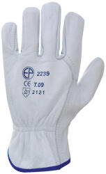 Coverguard EP munkavédelmi bőrkesztyű szürke bivalybőr tenyér és kézhát (2240)