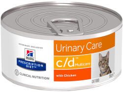 Hill's 156g Hill s PD Feline C D Minced Chicken, hrana umeda pentru pisici cu probleme urinare
