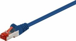 Goobay S/FTP CAT6 Patch kábel 0.25m - Kék (95452)