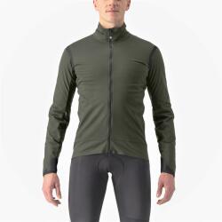 Castelli - Jacheta ciclism vreme rece sau iarna, Alpha Ultimate Insulated jacket - verde inchis militar kaki (CAS-4522507-075) - trisport