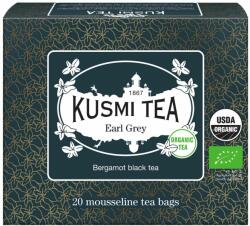 Kusmi Tea Ceai negru EARL GREY, 20 pliculețe de ceai de muselină, Kusmi Tea