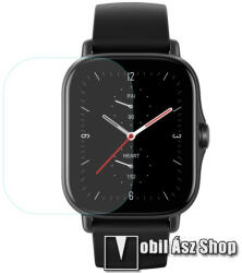TPU okosóra képernyővédő fólia - CLEAR - 1db, törlőkendővel - A TELJES ELŐLAPOT VÉDI! - Xiaomi Amazfit GTS 4 Mini