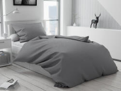  LUX szürke Bújtatós pamut ágyneműhuzat